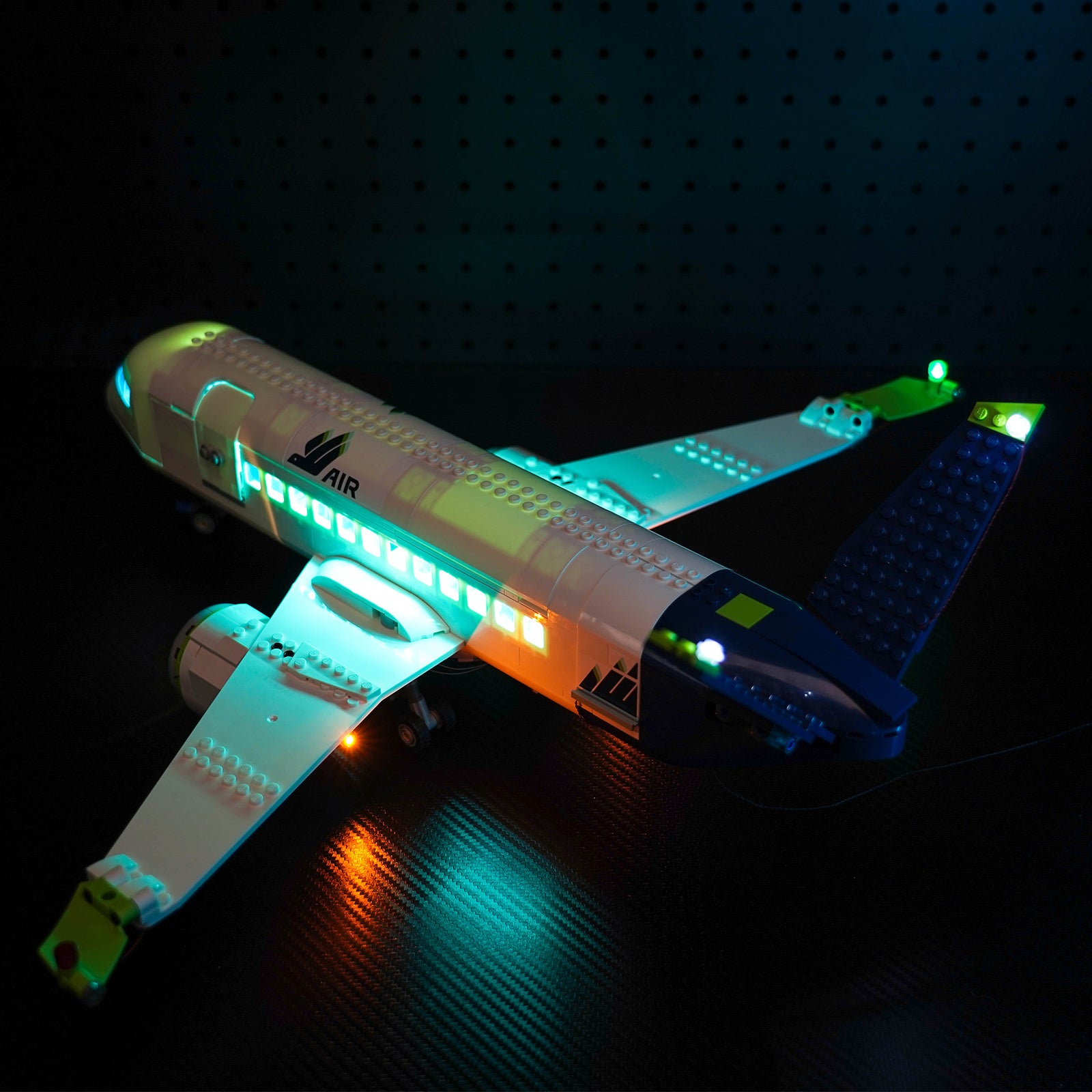 BrickBling Lichtset für LEGO Passagierflugzeug 60367
