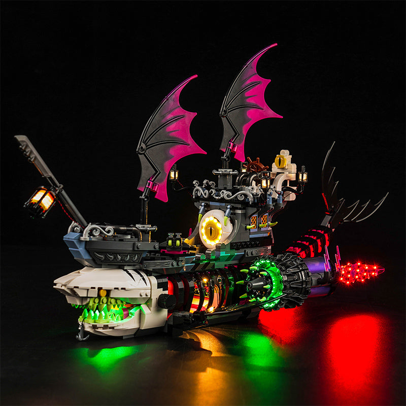 BrickBling Lichtset für LEGO Nightmare Shark Ship 71469
