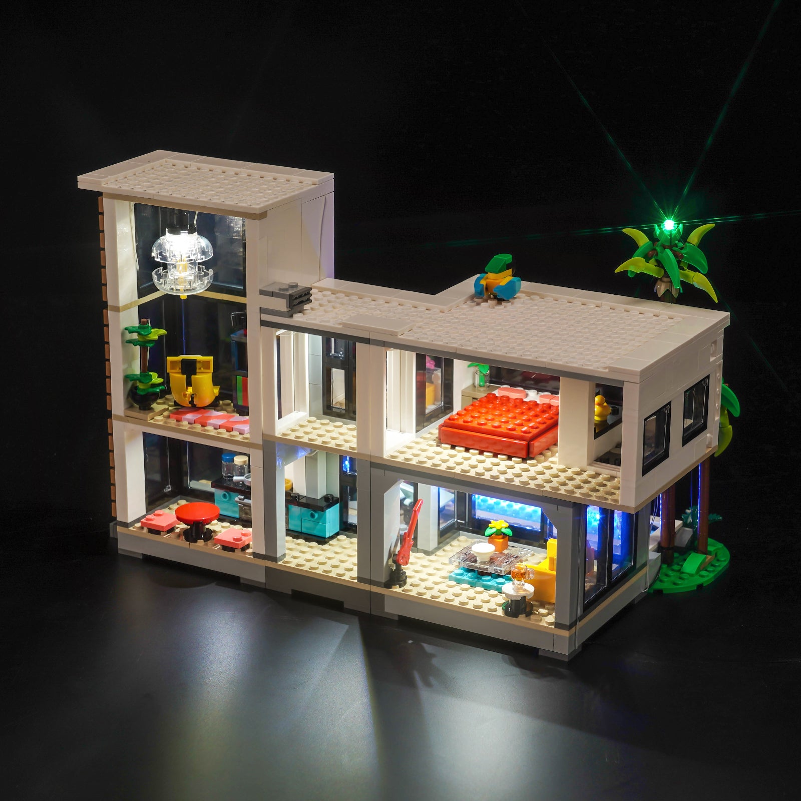 BrickBling Light Kit for LEGO Creator 3-in-1 Modern House 31153