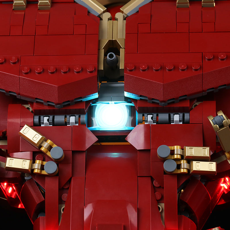 BrickBling Lichtset für LEGO Marvel Hulkbuster 76210