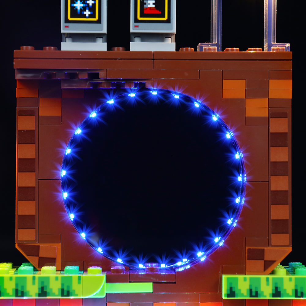 BrickBling Lichtset für LEGO Sonic the Hedgehog™ – Green Hill Zone 21331
