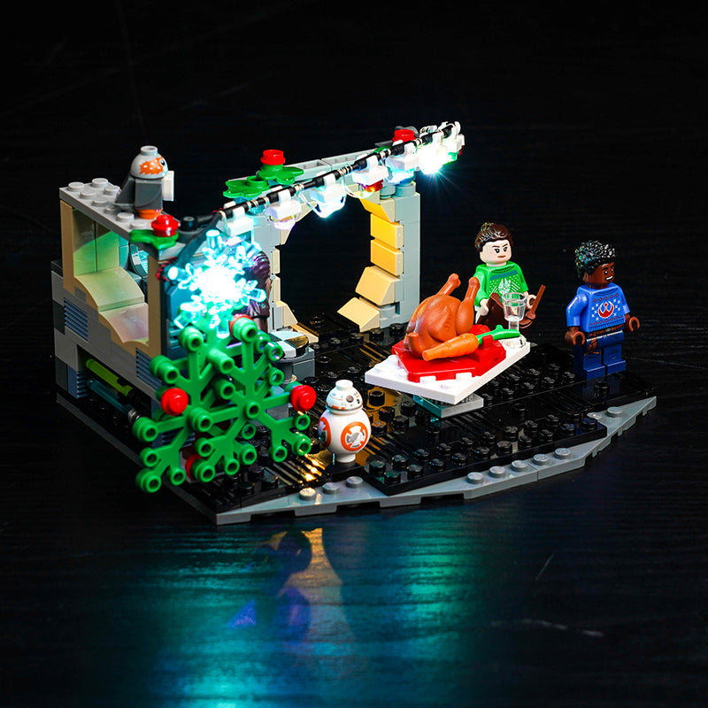 BrickBling Lichtset für LEGO Millennium Falcon™ Holiday Diorama 40658