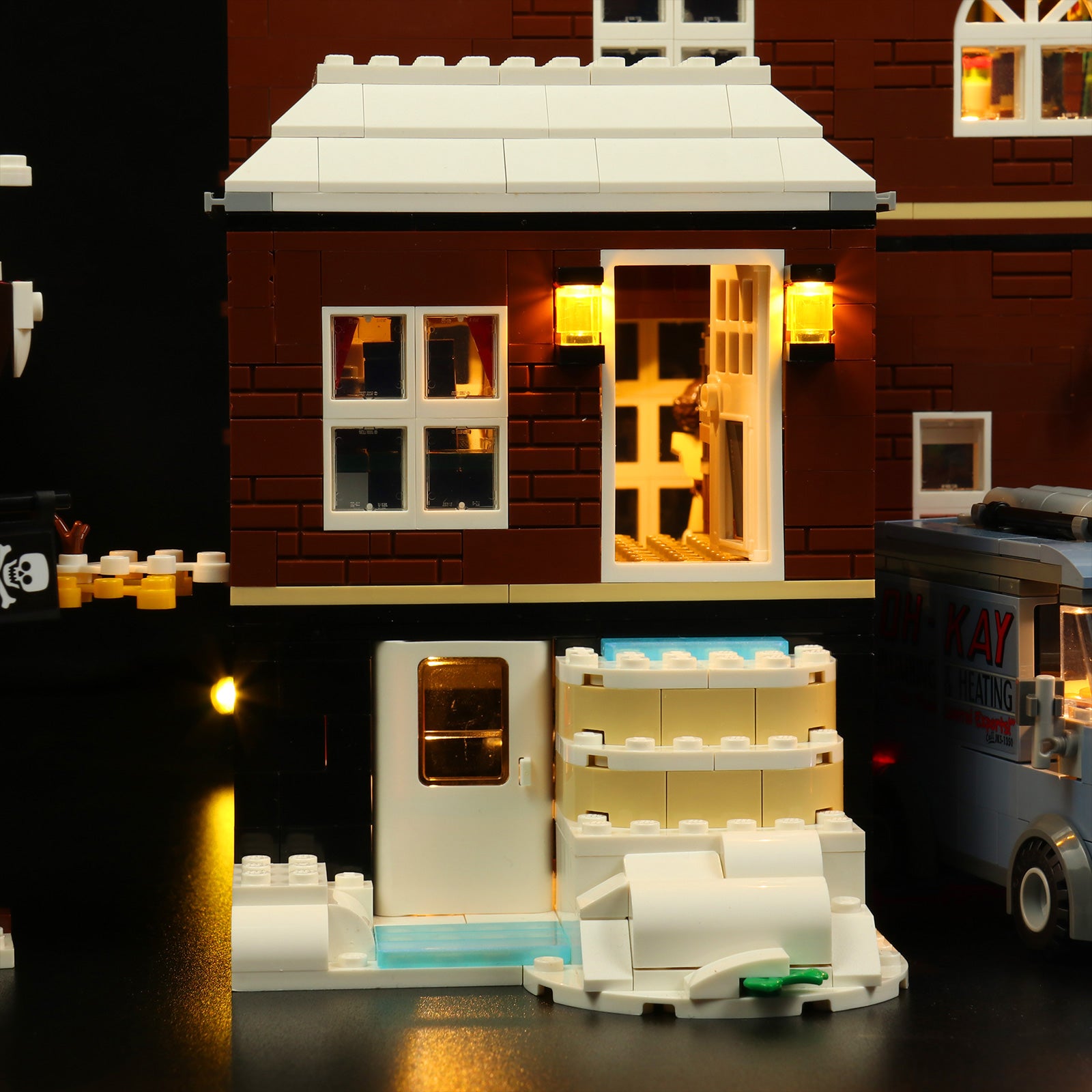 BrickBling Lichtset für LEGO Home Alone 21330 Soundversion