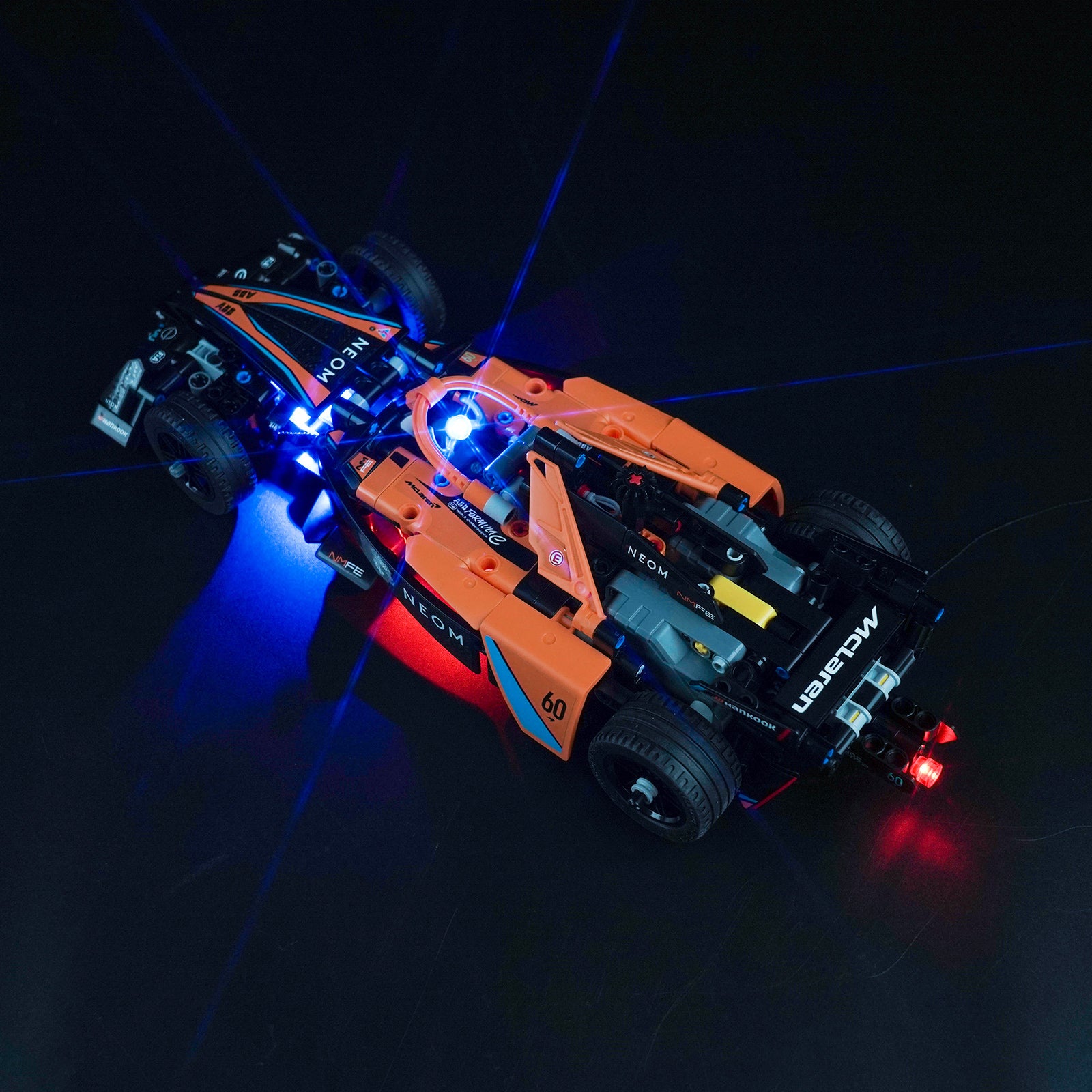 BrickBling Light Kit for LEGO Technic NEOM McLaren Formula E Race Car 42169