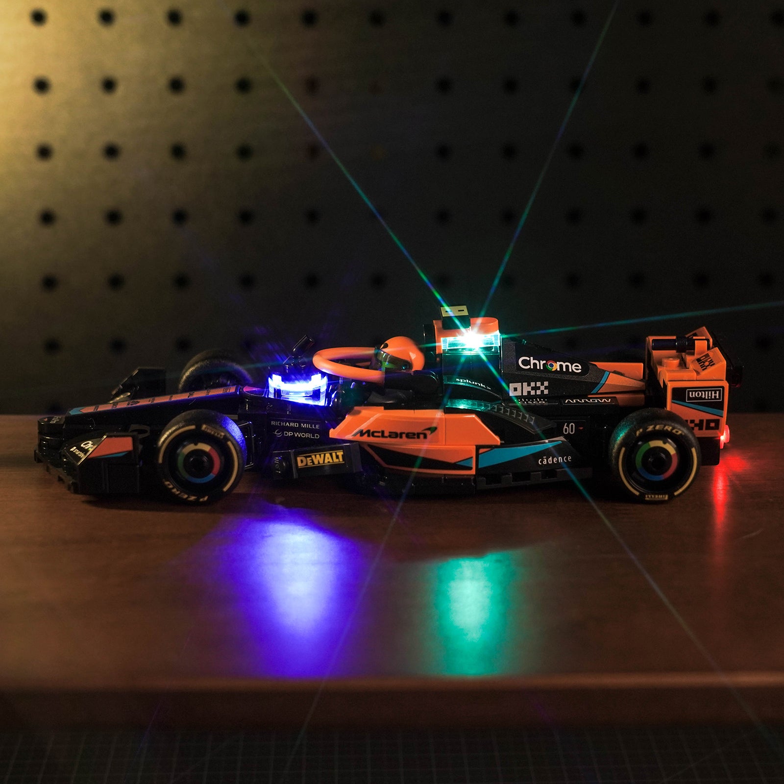 BrickBling Light Kit for LEGO Speed Champions 2023 McLaren Formula 1 Race Car 76919