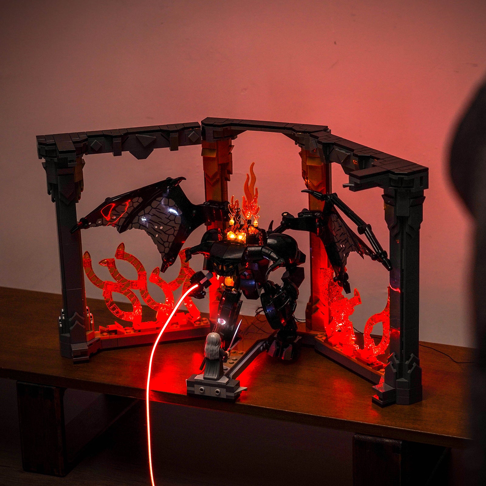 BrickBling Light Kit for LEGO The Lord of the Rings: Balrog™ Book Nook 10367