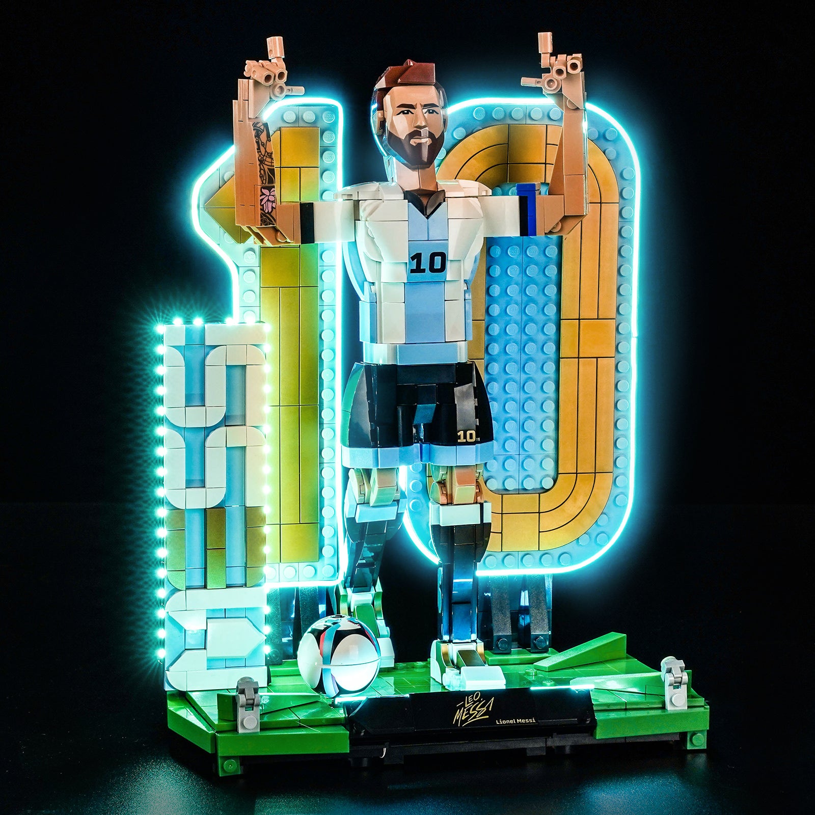 BrickBling Light Kit for LEGO Editions Lionel Messi – Soccer Legend 43015