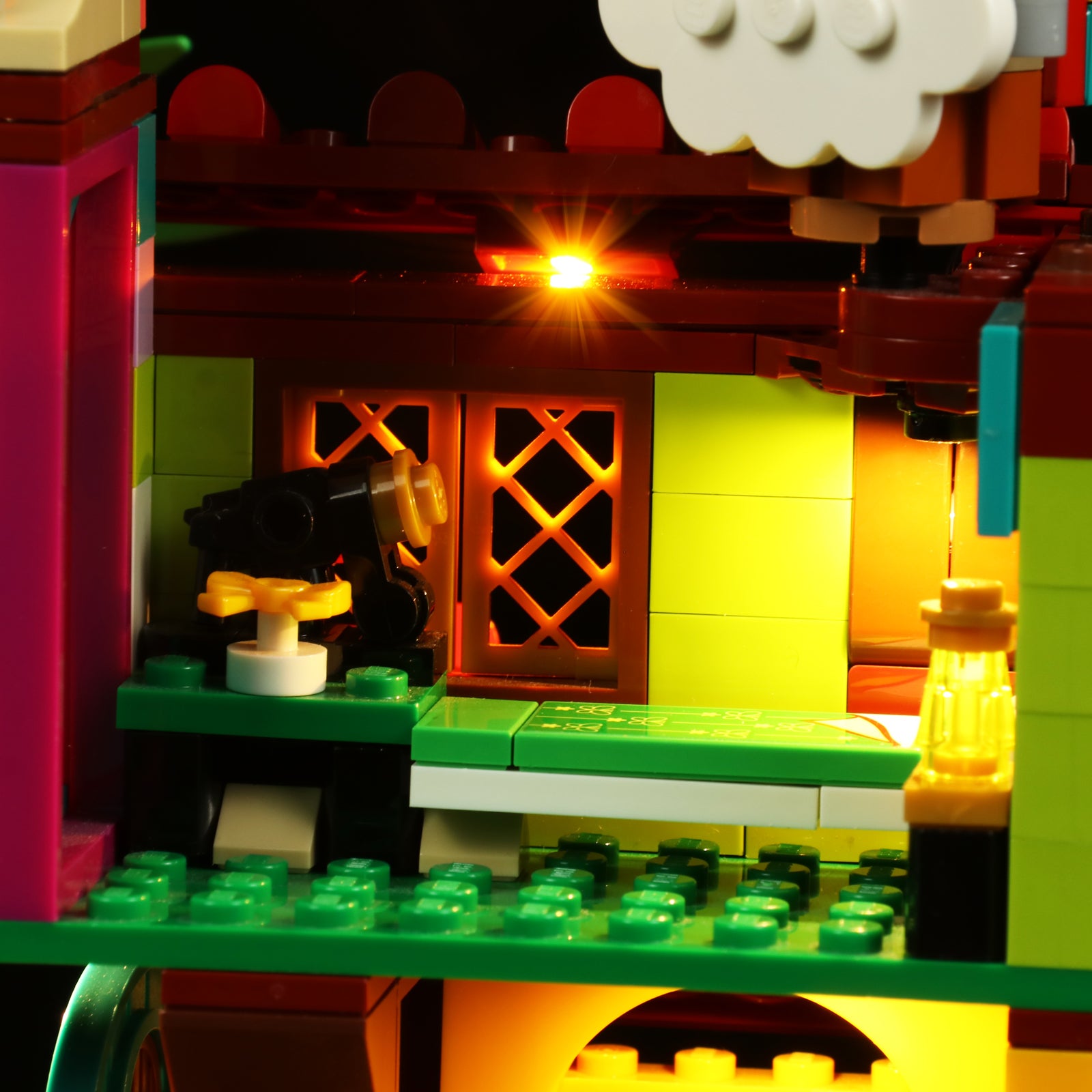 Details Display of BrickBling Light Kit for LEGO Disney The Madrigal House 43202 Upgraded Version