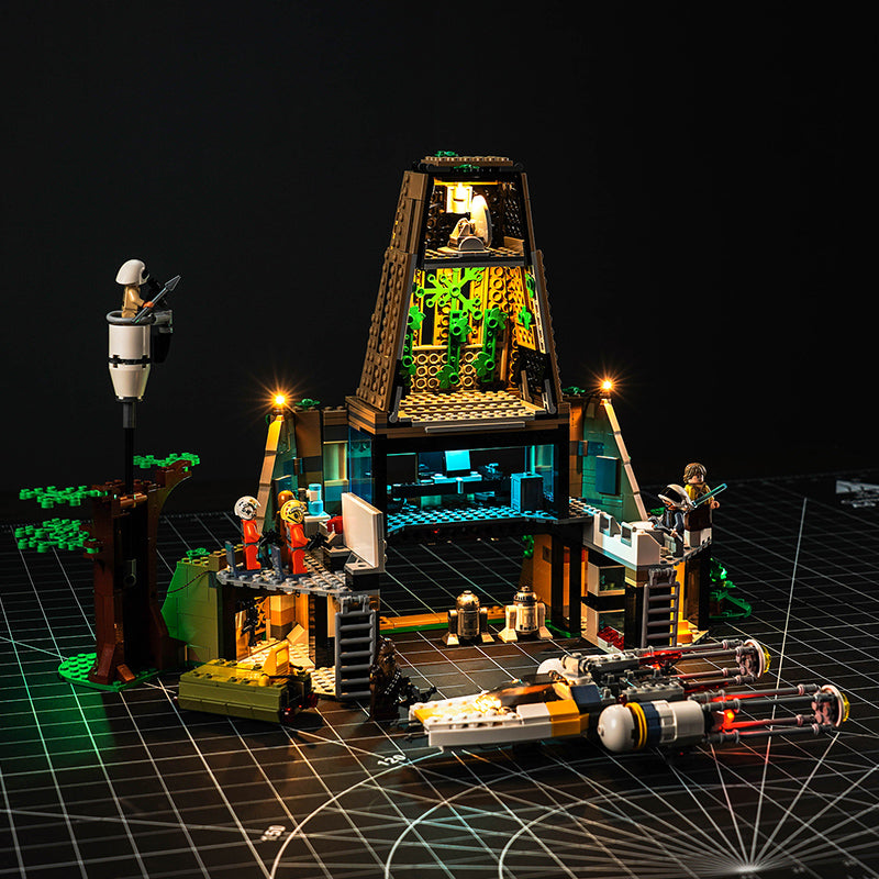 BrickBling Lichtset für LEGO Yavin 4 Rebellenbasis 75365