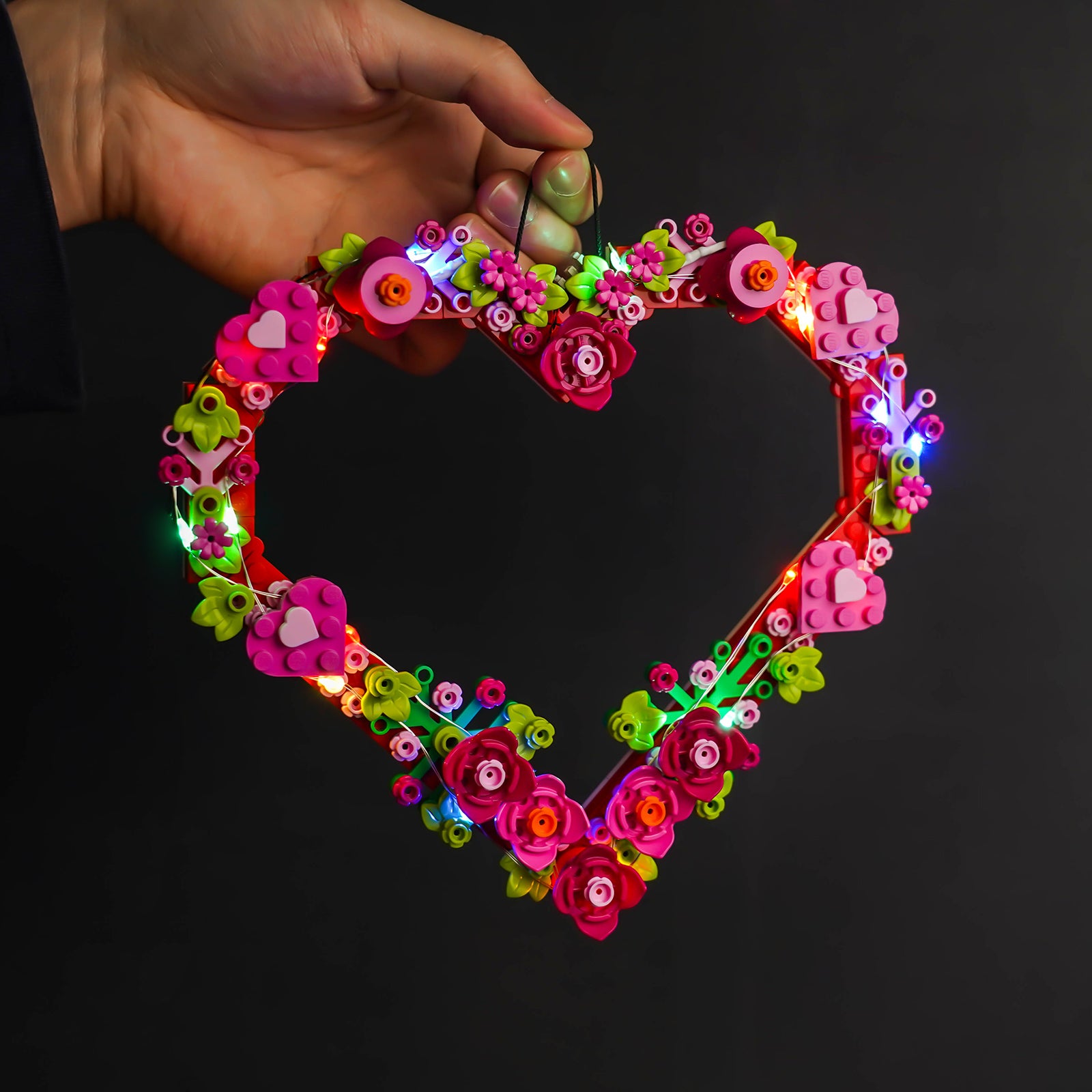 BrickBling Light Kit for LEGO Heart Ornament 40638