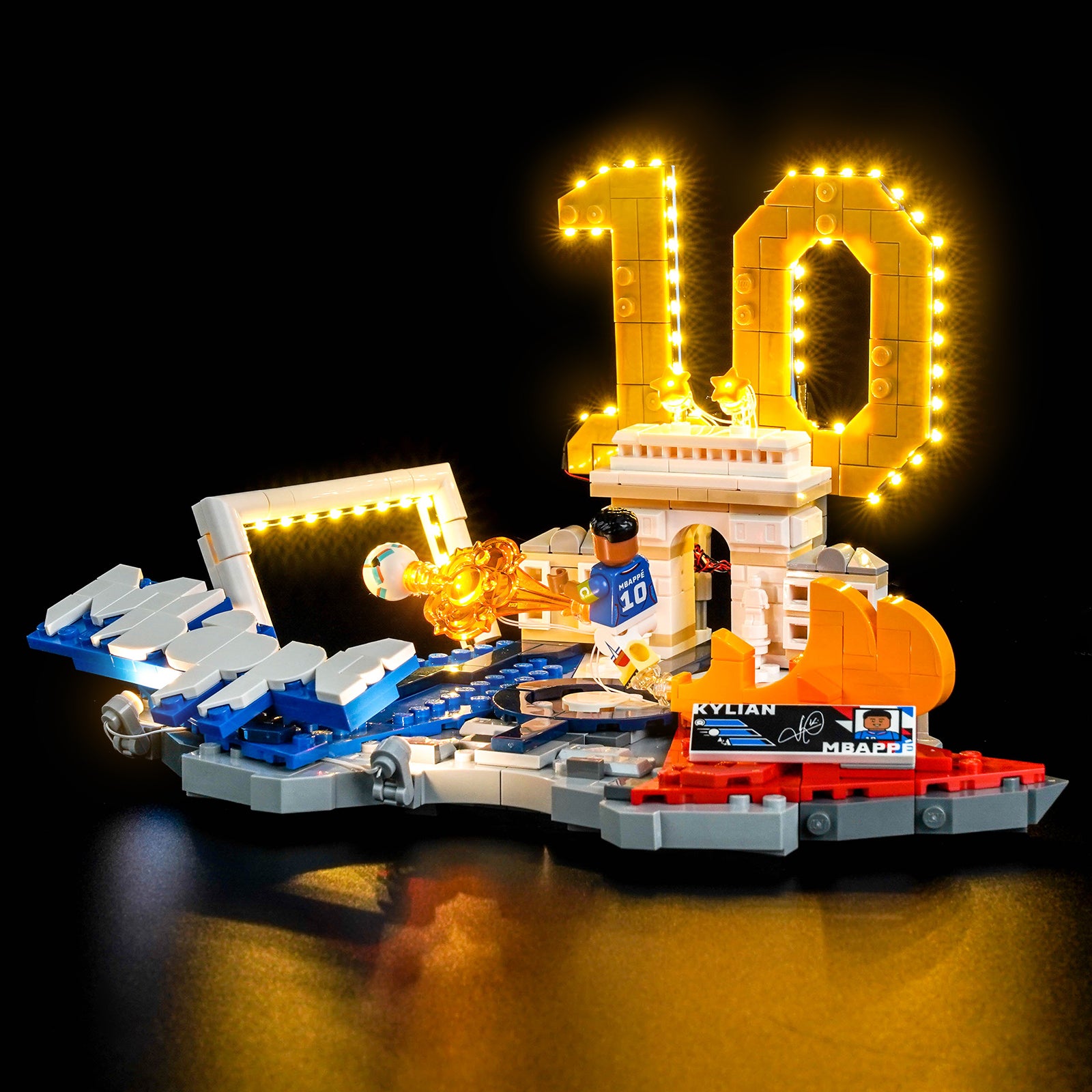 BrickBling Light Kit for LEGO Editions Kylian Mbappé – Soccer Highlights 43013
