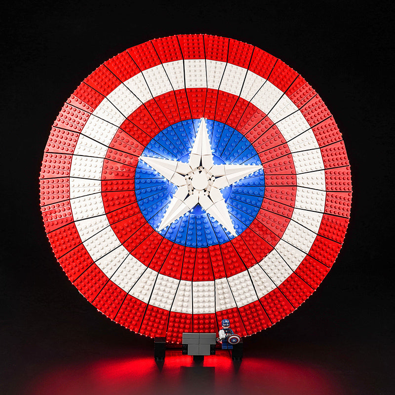 BrickBling Lichtset für LEGO Captain America's Shield 76262