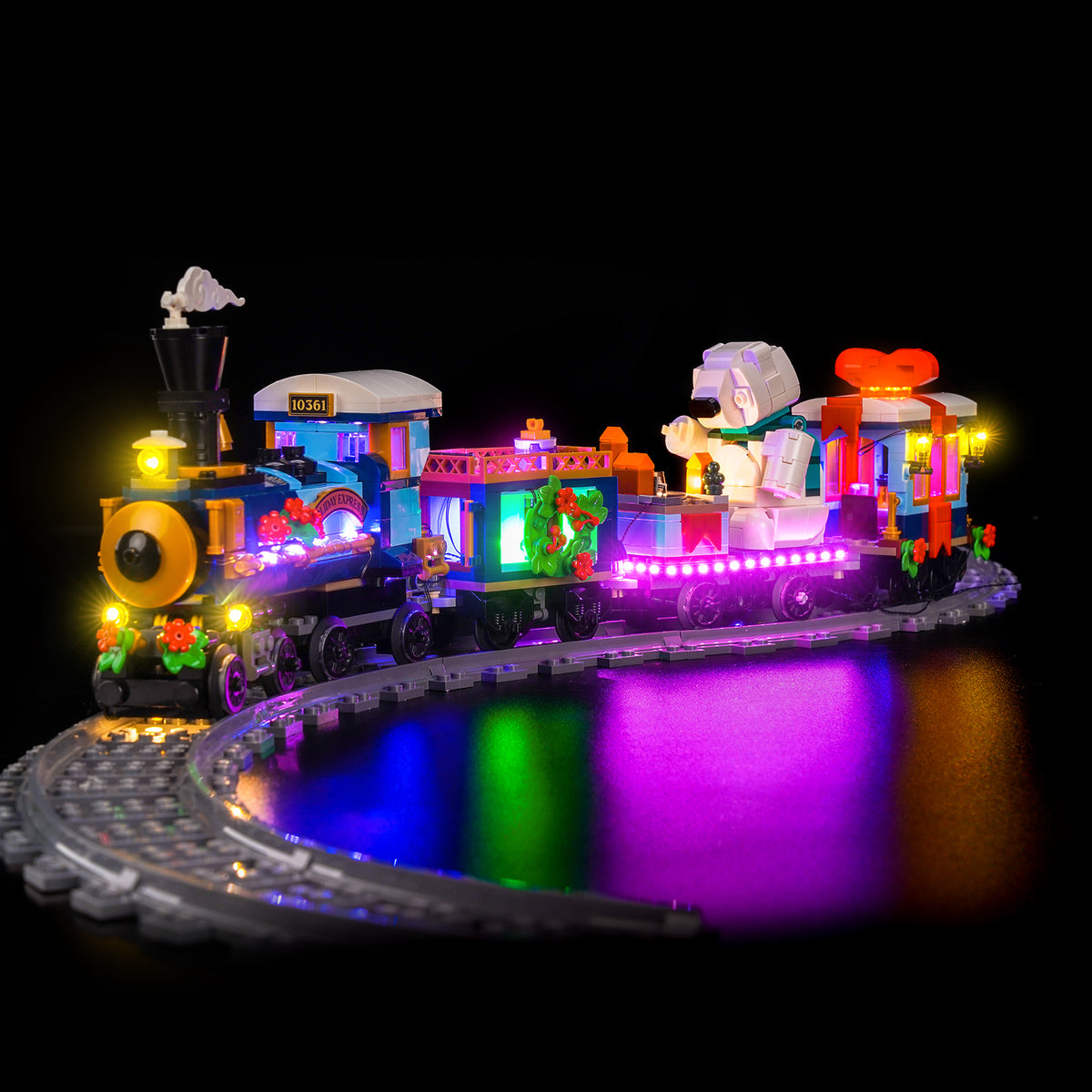 BrickBling Lichtset für LEGO Icons Holiday Express Train 10361
