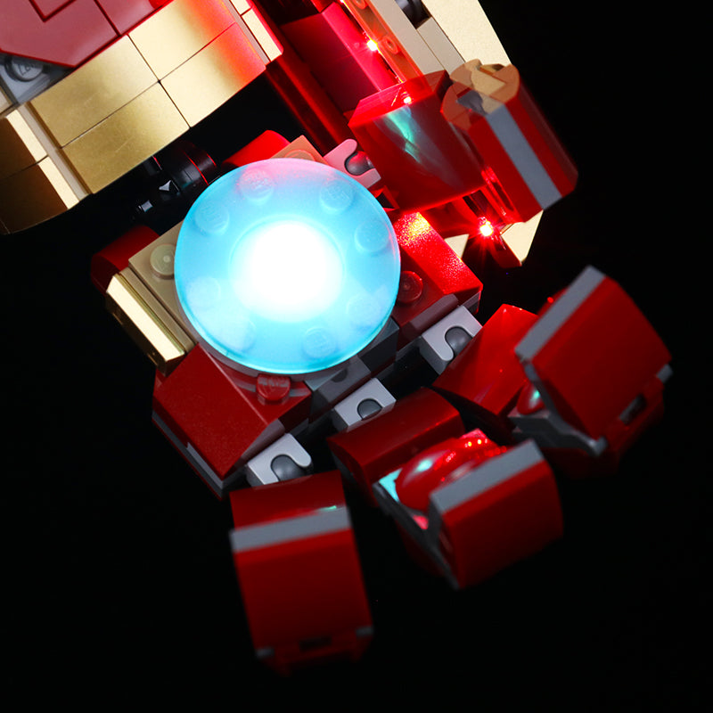 BrickBling Lichtset für LEGO Marvel Hulkbuster 76210