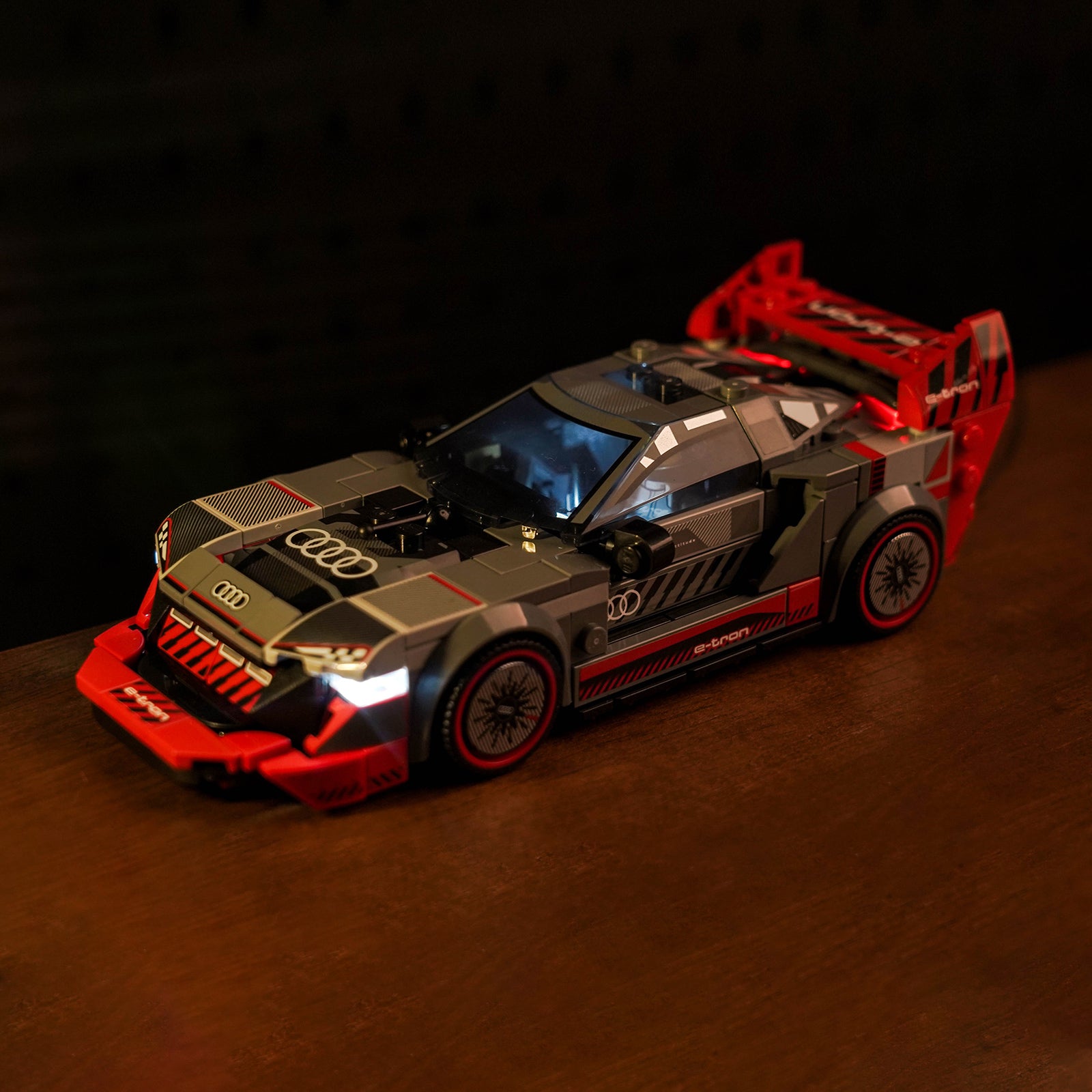 BrickBling Light Kit for LEGO Speed Champions Audi S1 e-tron Quattro Race Car 76921