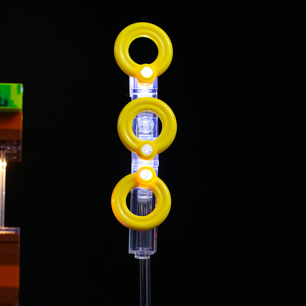 BrickBling Lichtset für LEGO Sonic the Hedgehog™ – Green Hill Zone 21331
