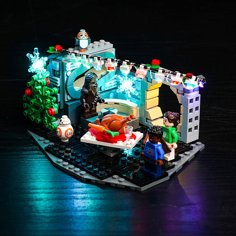 BrickBling Lichtset für LEGO Millennium Falcon™ Holiday Diorama 40658