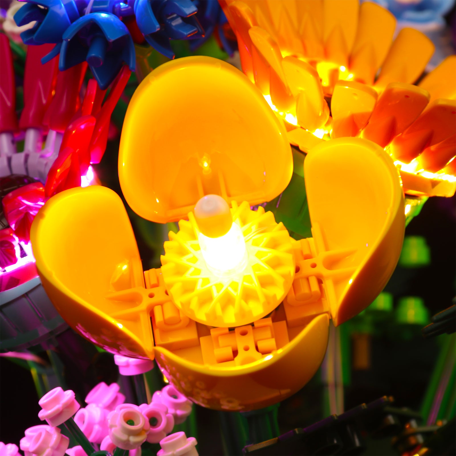 BrickBling Light Kit for LEGO Icons Wildflower Bouquet 10313