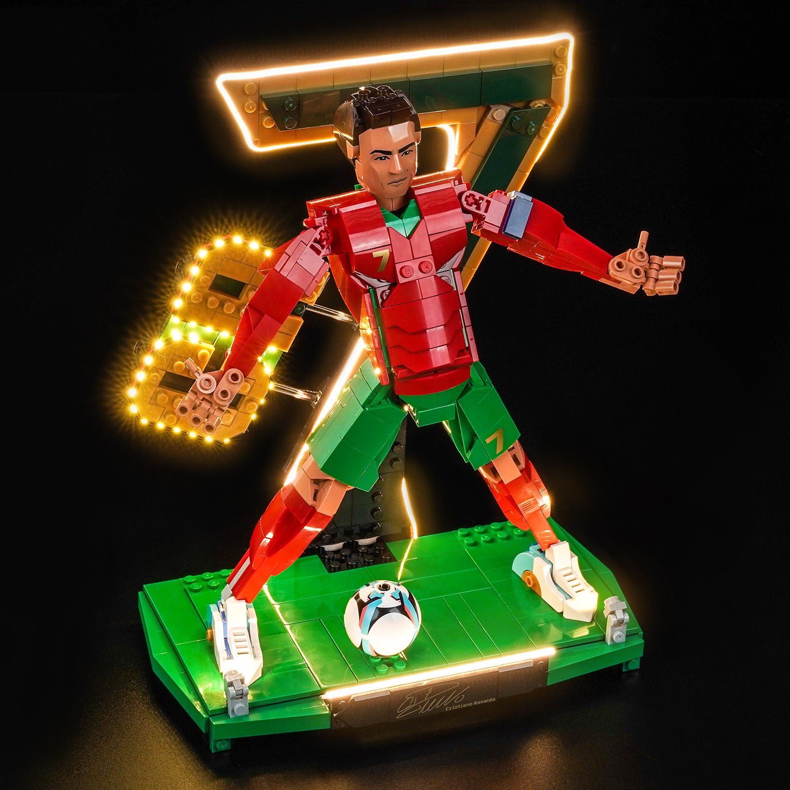 BrickBling Light Kit for LEGO Editions Cristiano Ronaldo – Soccer Legend 43016