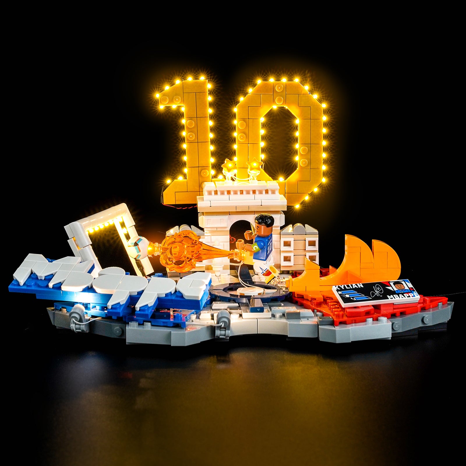 BrickBling Light Kit for LEGO Editions Kylian Mbappé – Soccer Highlights 43013