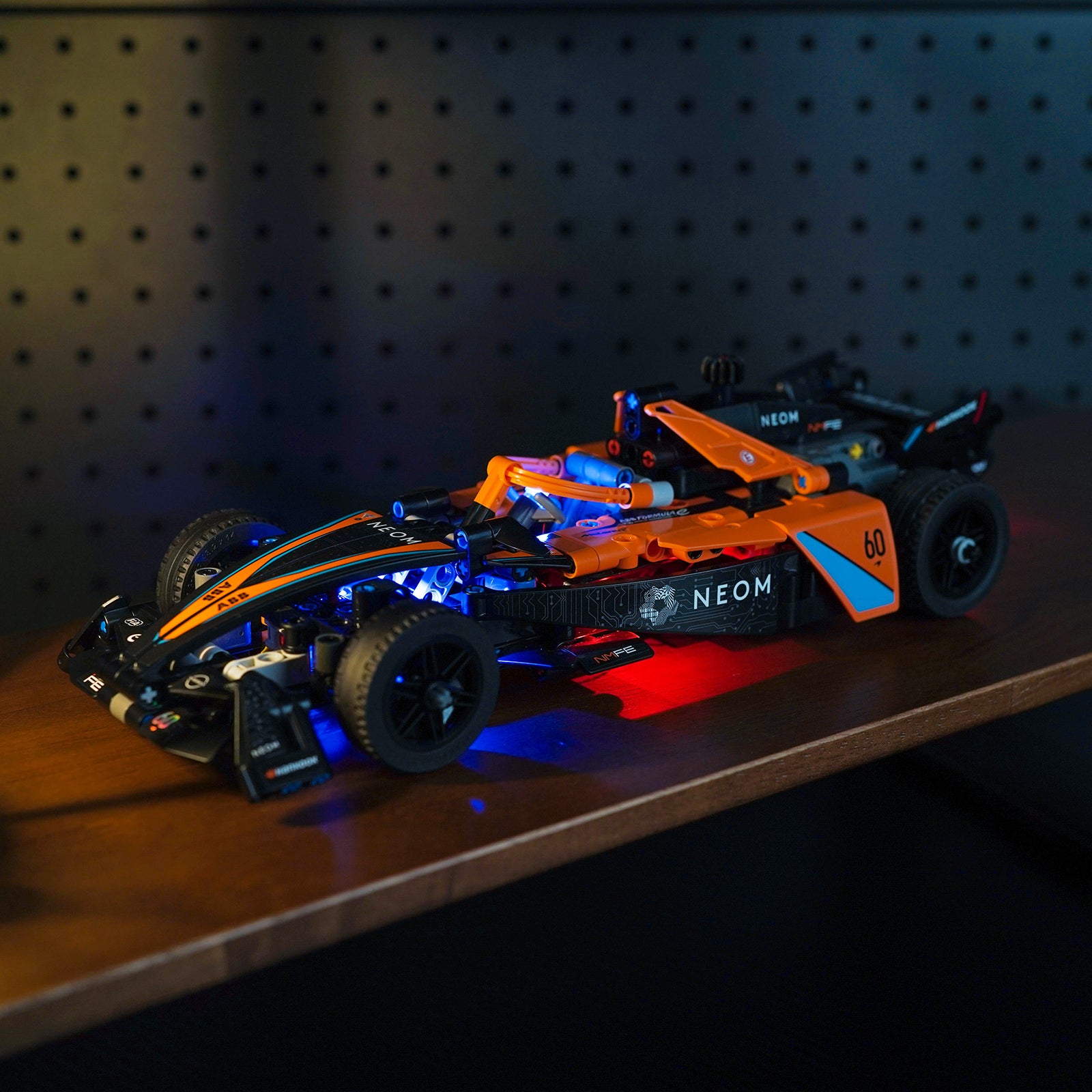 BrickBling Light Kit for LEGO Technic NEOM McLaren Formula E Race Car 42169