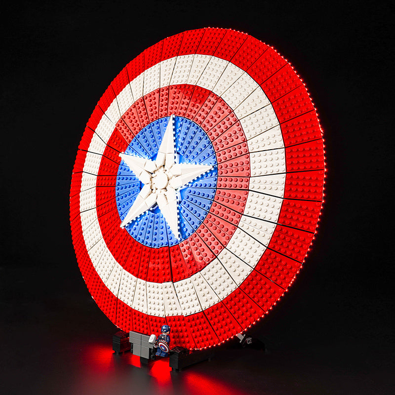 BrickBling Lichtset für LEGO Captain America's Shield 76262