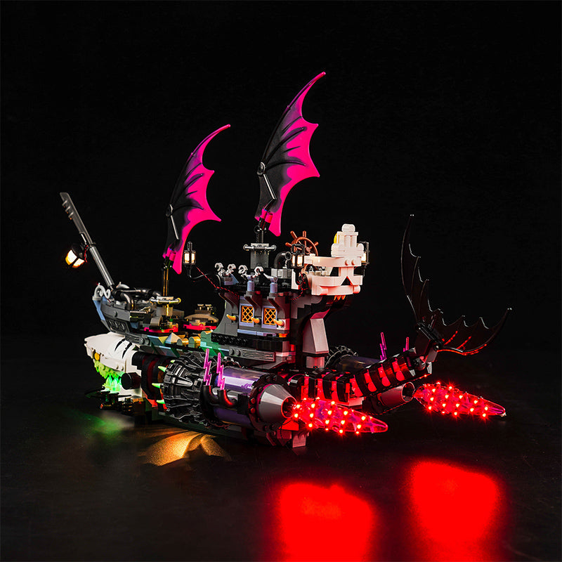 BrickBling Lichtset für LEGO Nightmare Shark Ship 71469