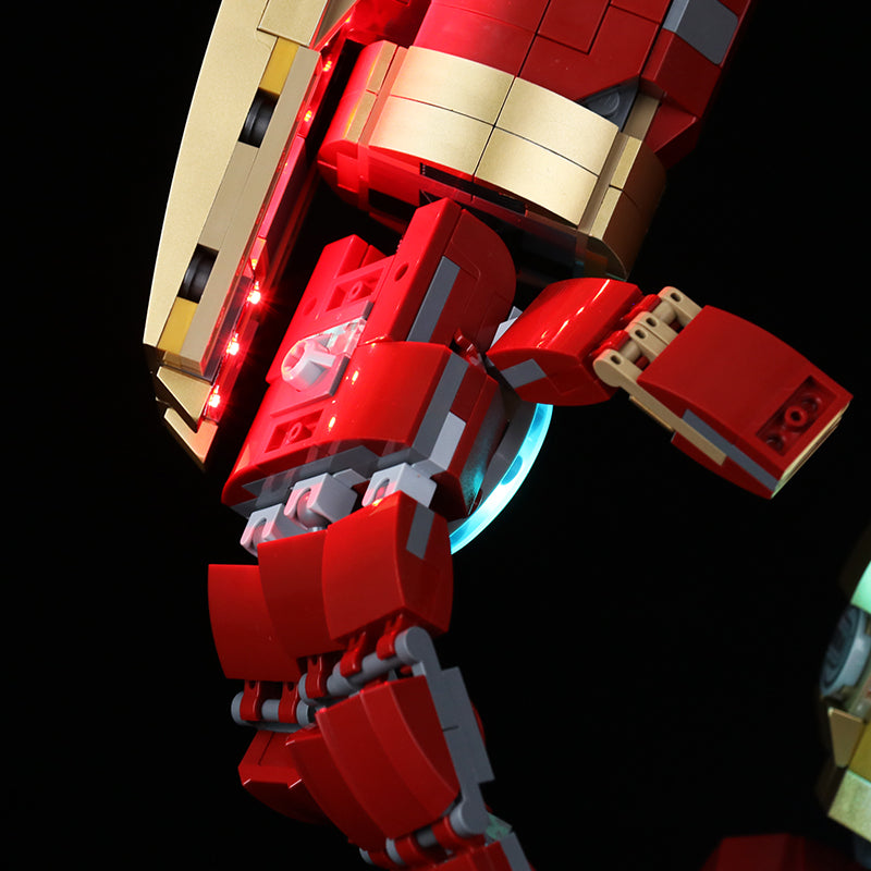BrickBling Lichtset für LEGO Marvel Hulkbuster 76210