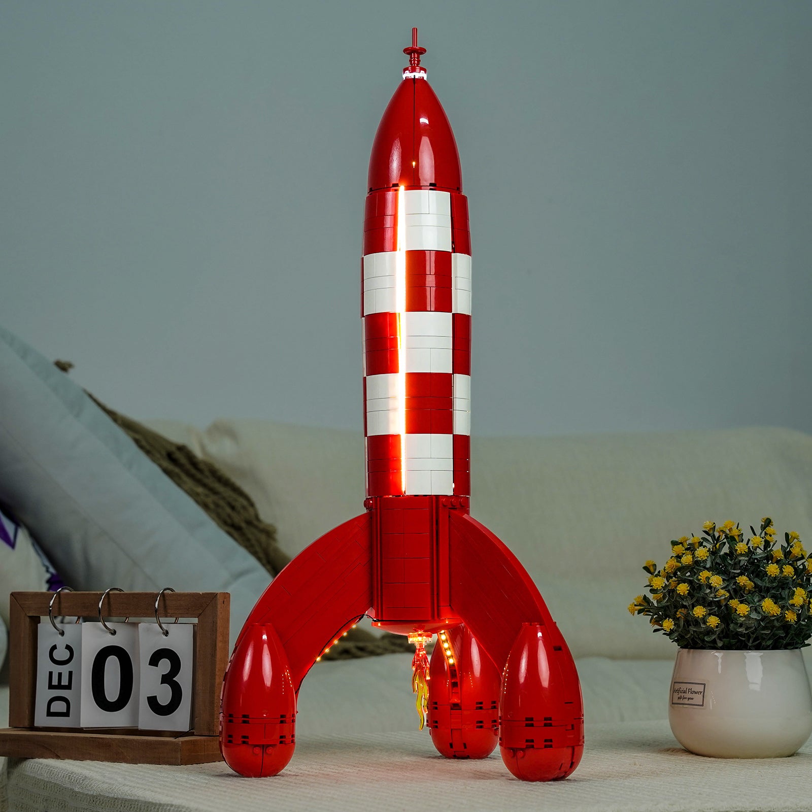 BrickBling Light Kit for LEGO Ideas Tintin® Moon Rocket 21367