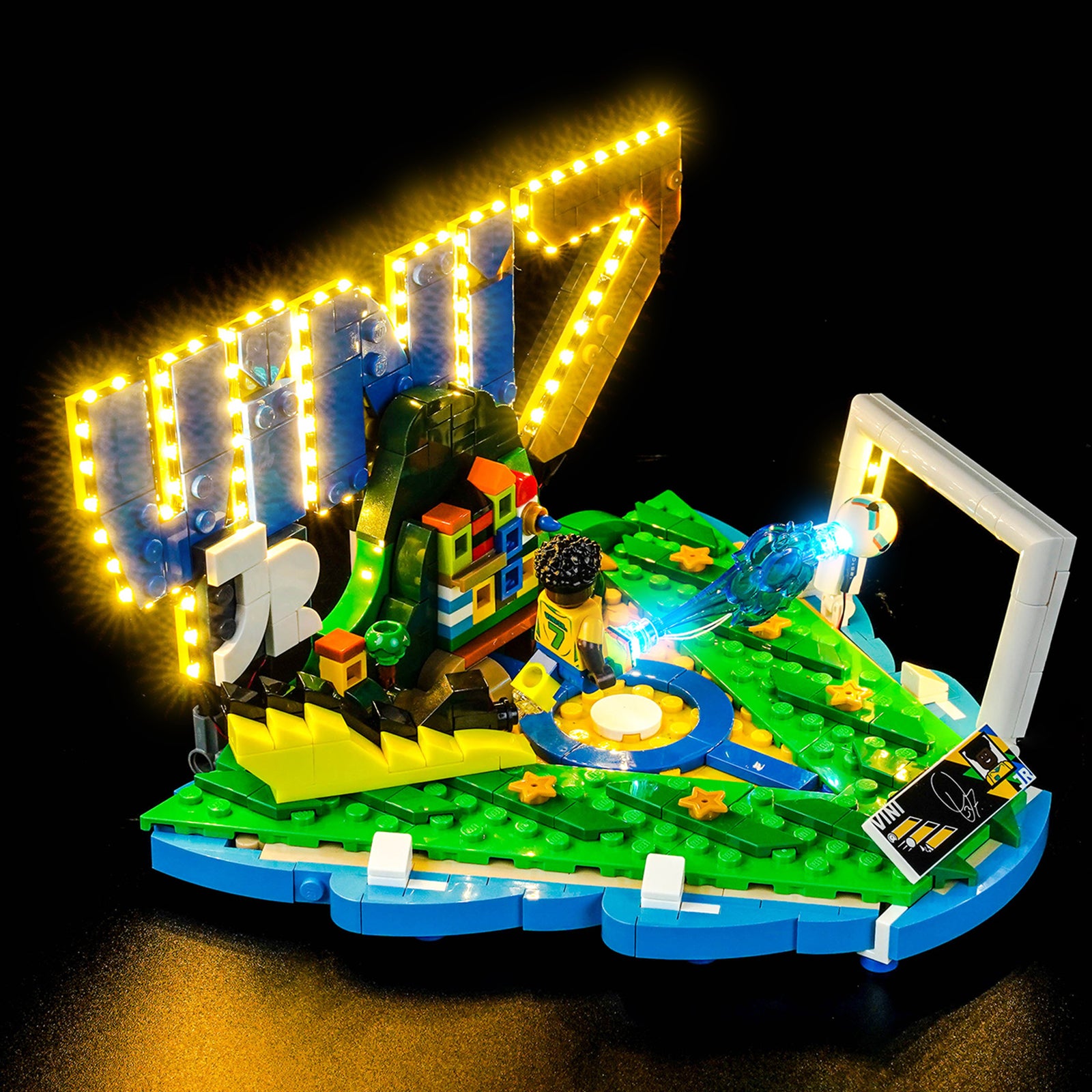 BrickBling Light Kit for LEGO Editions Vini Jr. – Soccer Highlights 43027