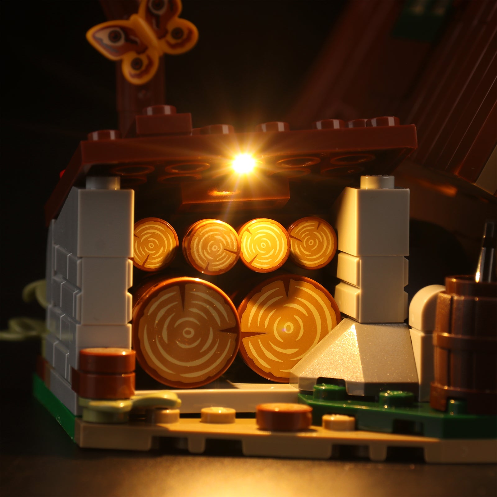Kit d'éclairage BrickBling pour cabine LEGO A-Frame 21338