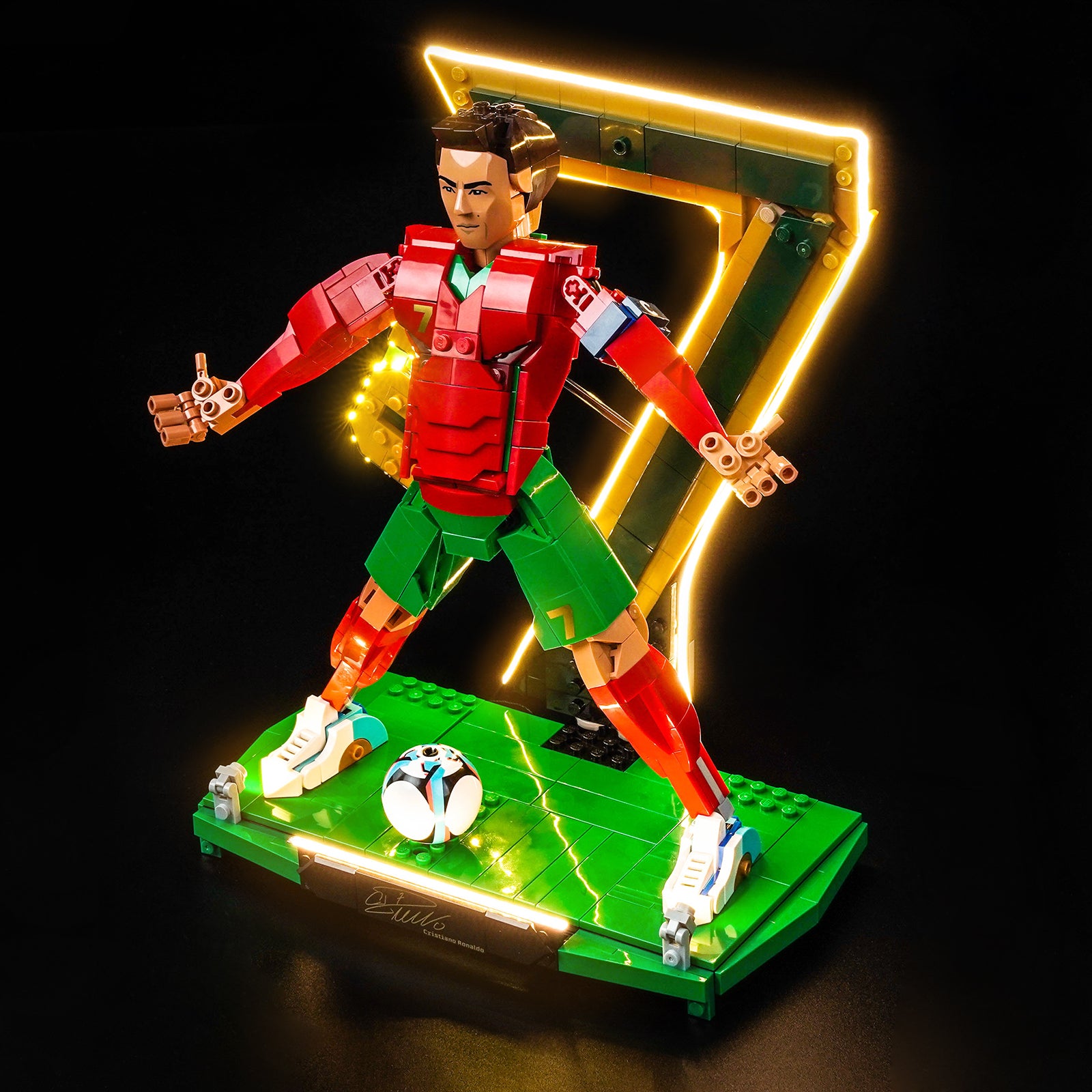 BrickBling Light Kit for LEGO Editions Cristiano Ronaldo – Soccer Legend 43016