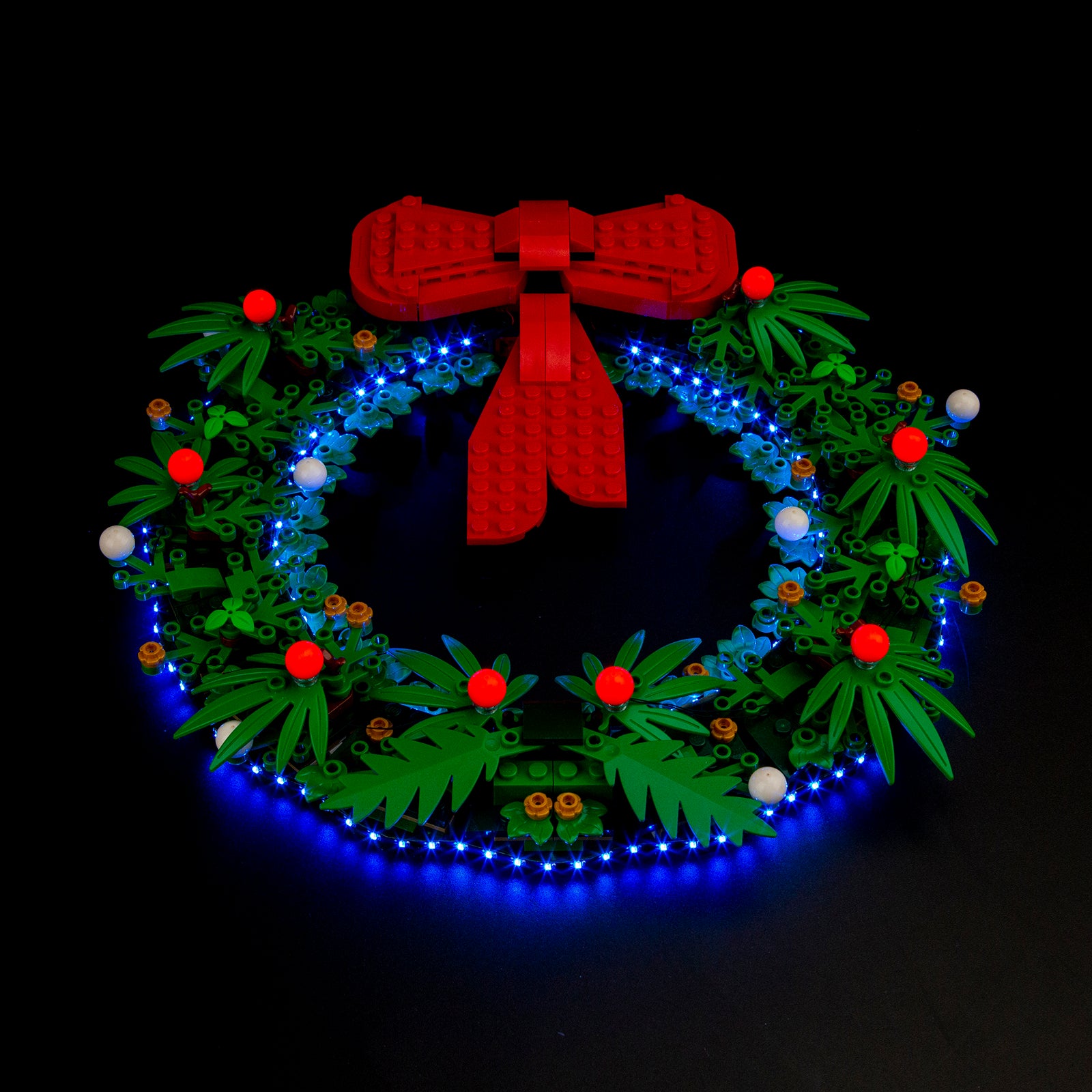 Kit d'éclairage BrickBling pour couronne de Noël LEGO 2-en-1 40426 version musicale