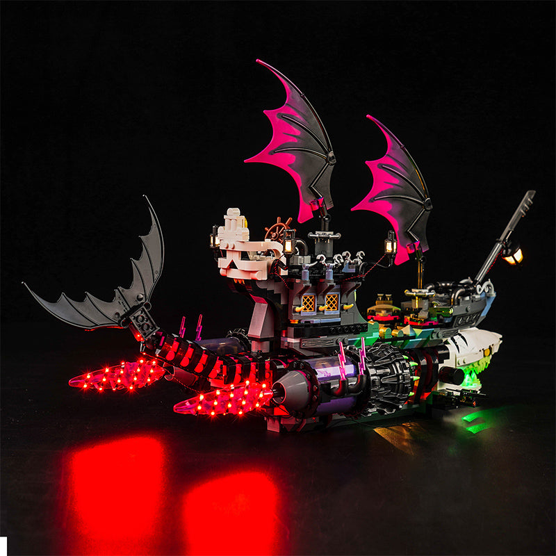 BrickBling Lichtset für LEGO Nightmare Shark Ship 71469