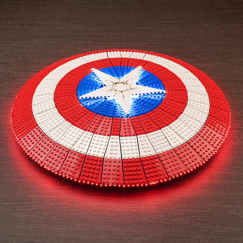 BrickBling Lichtset für LEGO Captain America's Shield 76262