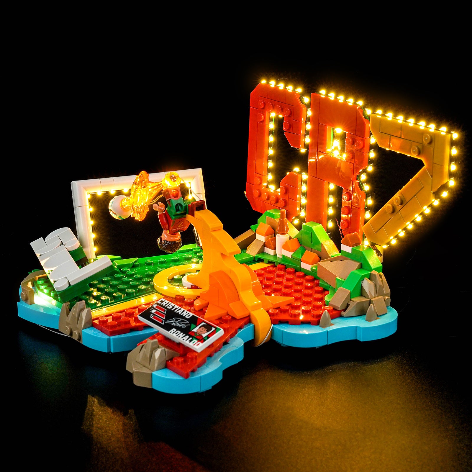 BrickBling Light Kit for LEGO Editions Cristiano Ronaldo – Soccer Highlights 43012