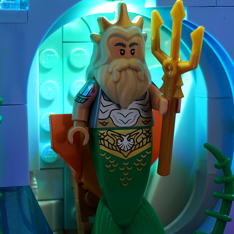 BrickBling Lichtset für die kleine Meerjungfrau Royal Clamshell 43225