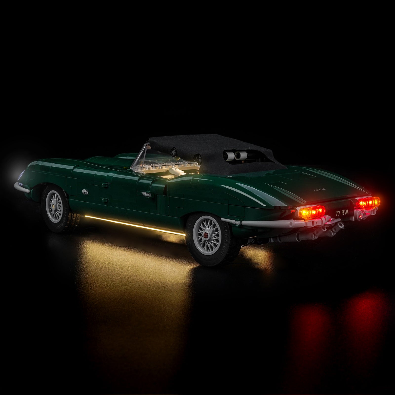 Kit d'éclairage BrickBling pour LEGO Icons Jaguar Type E 11381