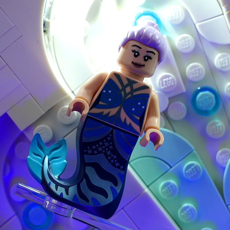 BrickBling Lichtset für die kleine Meerjungfrau Royal Clamshell 43225