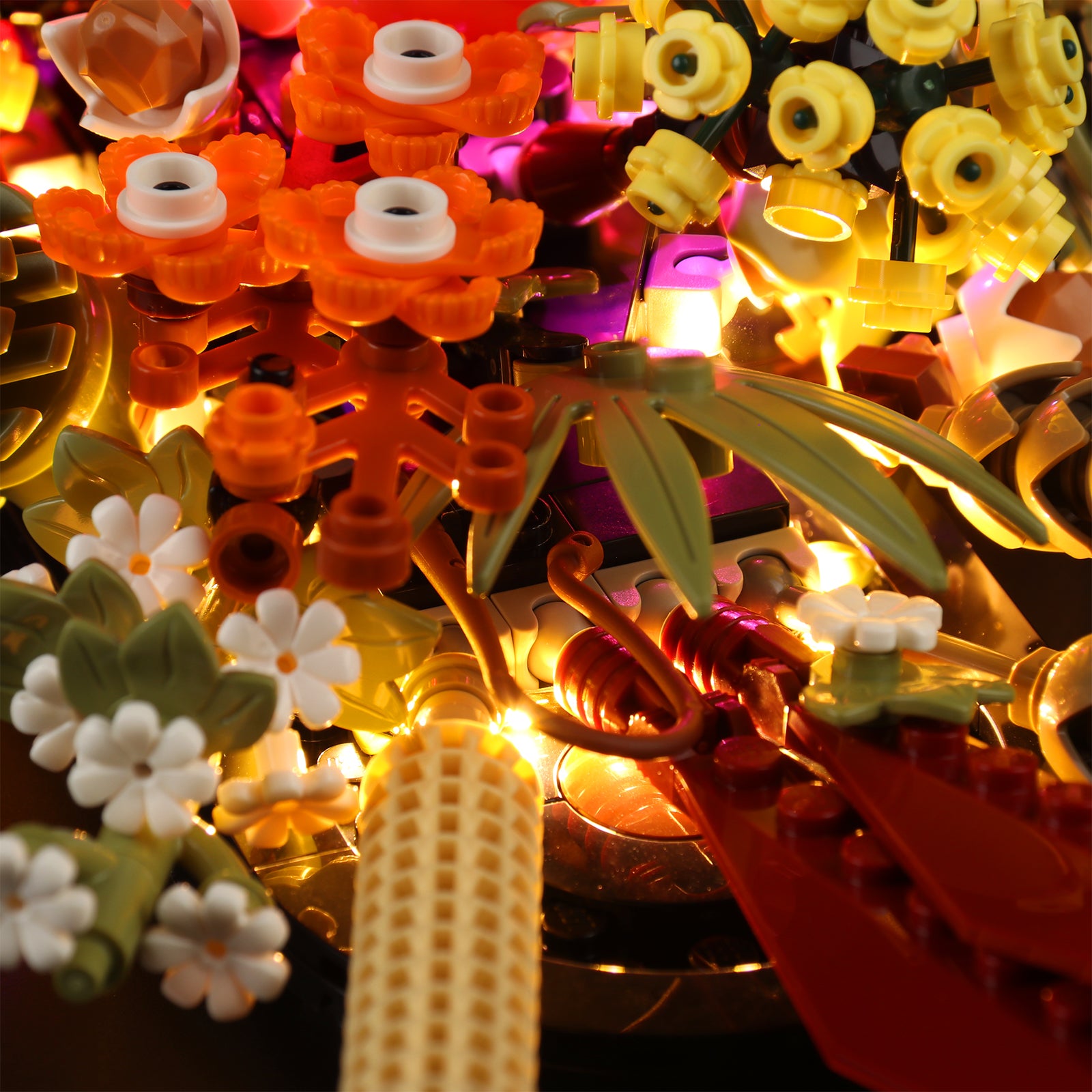 BrickBling Light Kit for LEGO Icons Dried Flower Centerpiece 10314