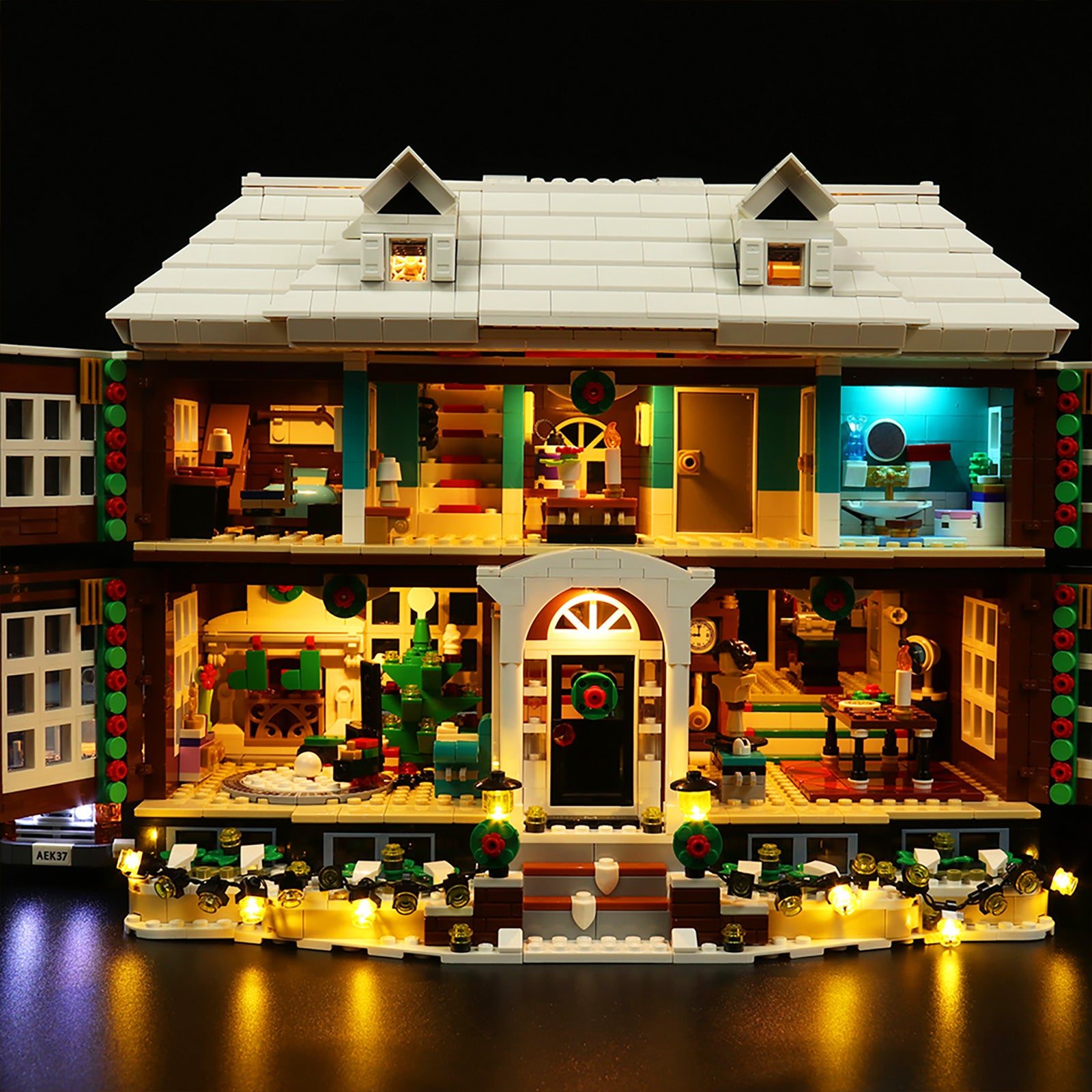 BrickBling Lichtset für LEGO Home Alone 21330 Soundversion