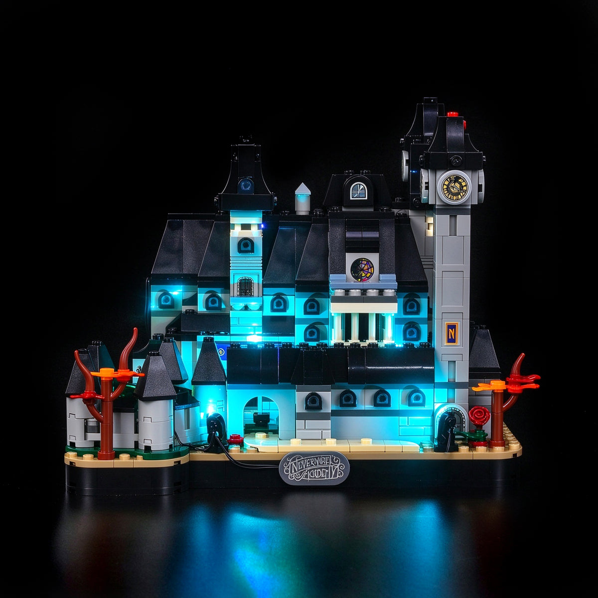 Kit d’éclairage BrickBling pour LEGO Wednesday Nevermore Academy 76788