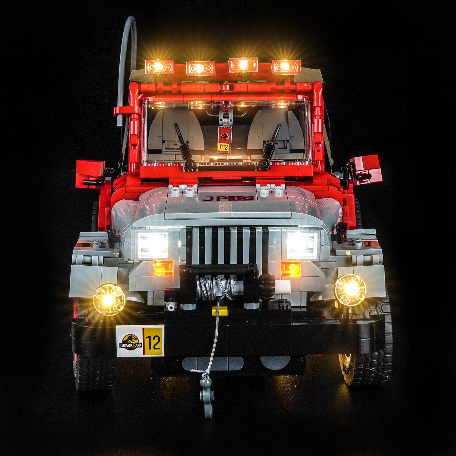 BrickBling Light Kit for LEGO Jurassic World Jurassic Park Jeep® Wrangler 77984
