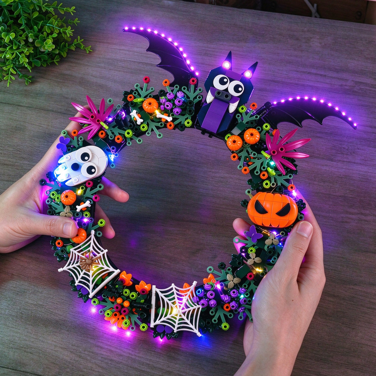 BrickBling Light Kit for LEGO Halloween Wreath 40825