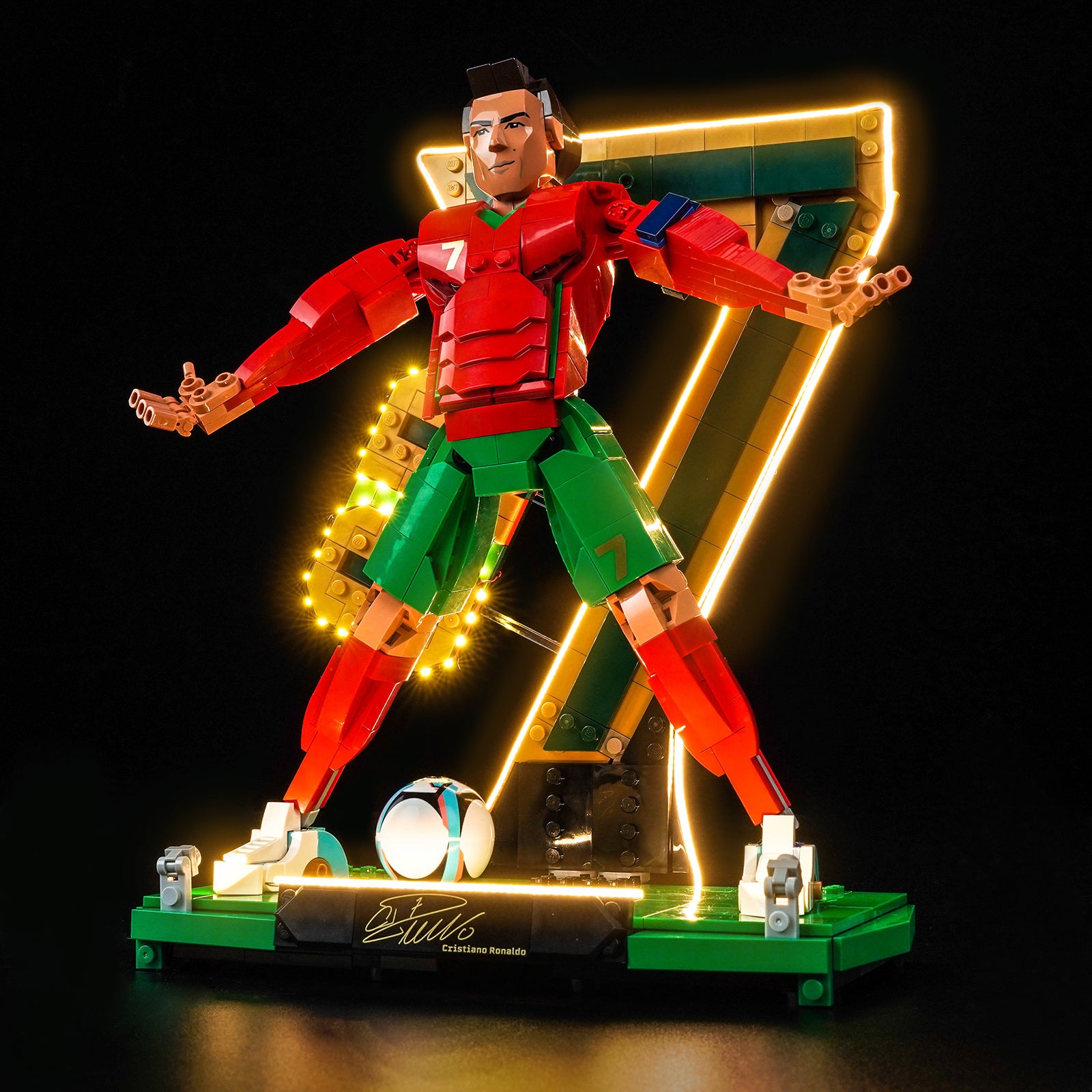 BrickBling Light Kit for LEGO Editions Cristiano Ronaldo – Soccer Legend 43016