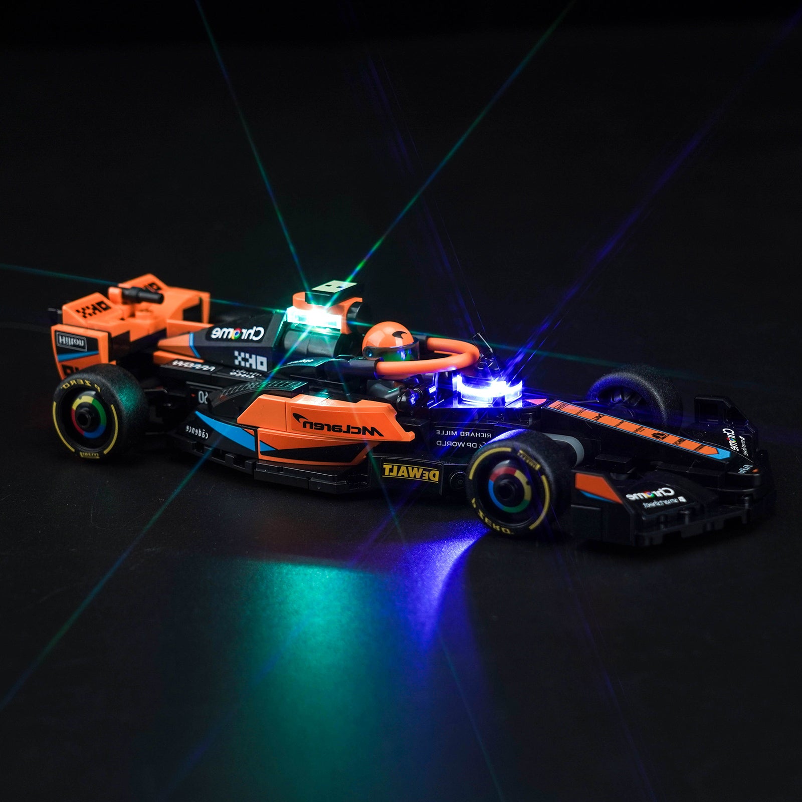BrickBling Light Kit for LEGO Speed Champions 2023 McLaren Formula 1 Race Car 76919