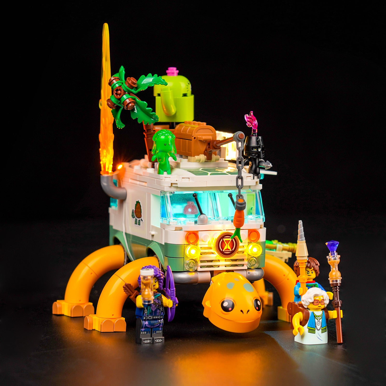 BrickBling Light Kit for LEGO DREAMZzz Mrs. Castillo’s Turtle Van 71456