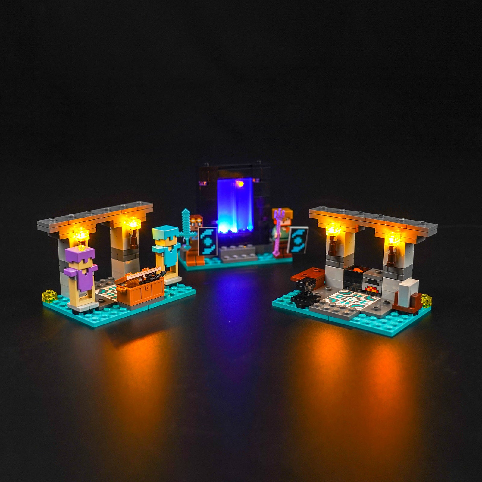 BrickBling Light Kit for LEGO Minecraft The Armory 21252