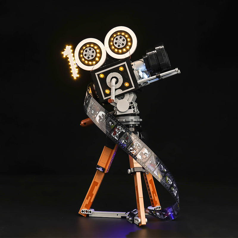 BrickBling Light Kit for LEGO Walt Disney Tribute Camera 43230 Warm Light