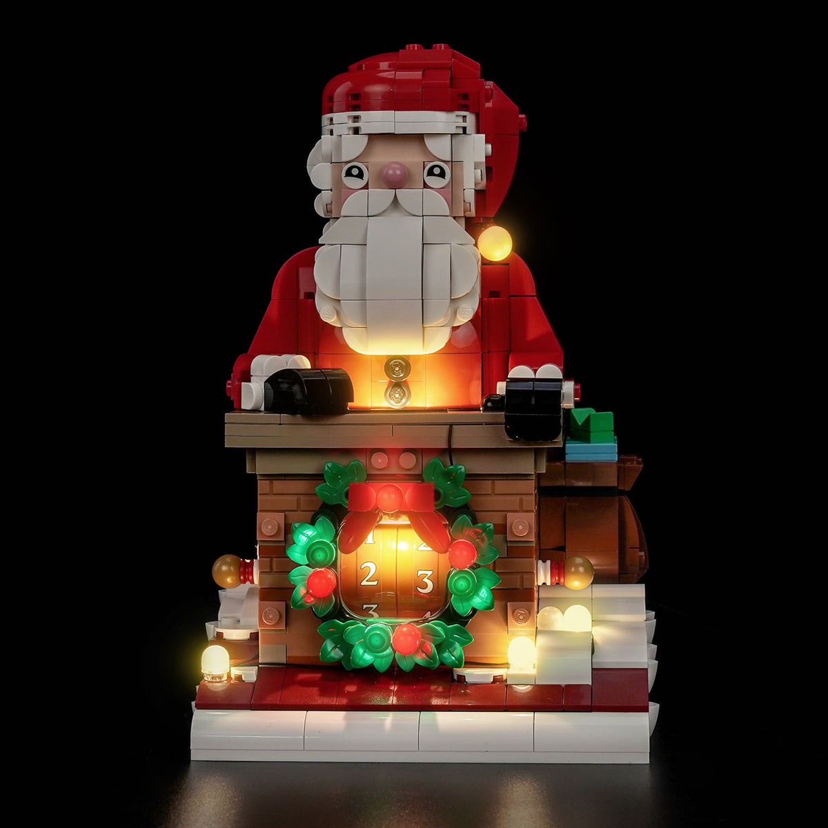 BrickBling Light Kit for LEGO Santa's Holiday Countdown 40874